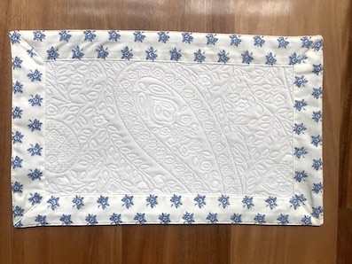 provencal pique quilted placemats